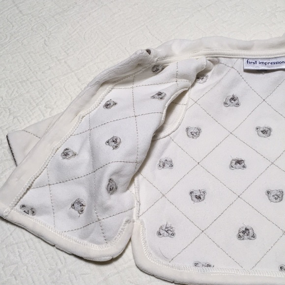 0-3m (5/$20) Velour Light Jacket/Cardigan by First Impressions - Picture 10 of 15